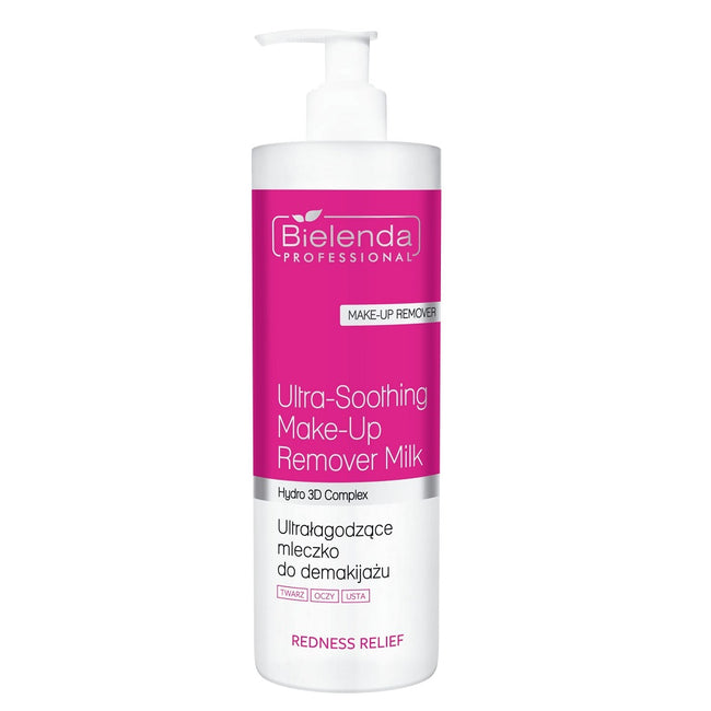 Bielenda Professional Redness Relief ultałagodzące mleczko do demakijażu 500ml