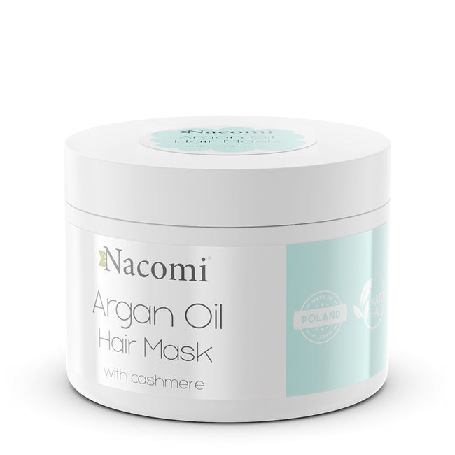 Nacomi Maska do włosów z olejem arganowym i proteinami kaszmiru 200ml