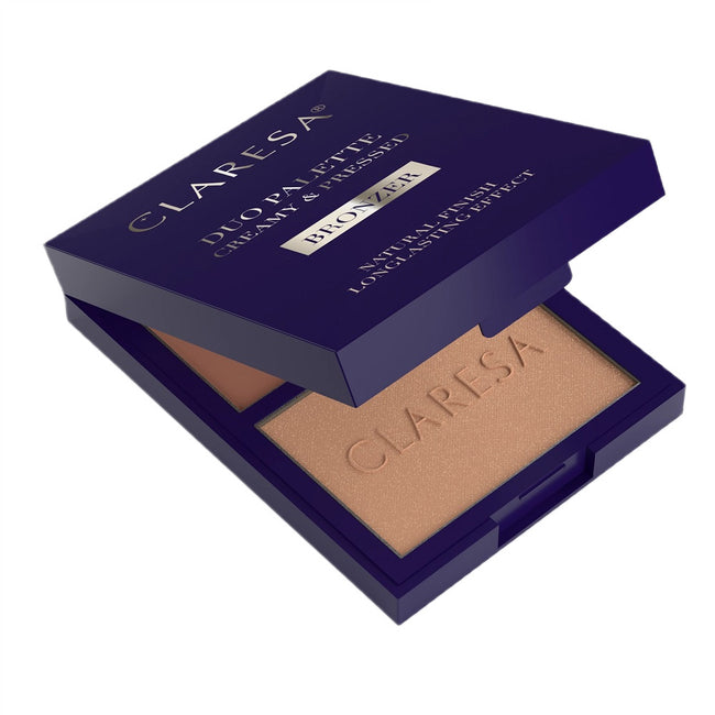 Claresa Duo Palette Creamy & Pressed kremowo-pudrowa paleta do konturowania