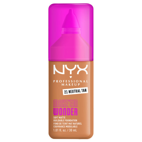 NYX Professional MakeUp Make'Em Wonder podkład do twarzy z długotrwałym kryciem 30ml