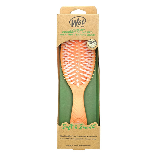 Wet Brush Go Green Coconut Oil Infused Brush szczotka do włosów z dodatkiem oleju kokosowego Coral