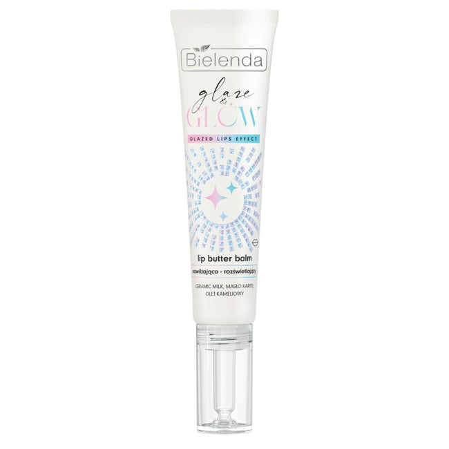 Bielenda Glaze & Glow Lip Butter Balm nawilżająco-rozświetlający balsam do ust 10g