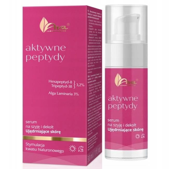 Ava Laboratorium Aktywne Peptydy serum na szyję i dekolt ujędrniające skórę 30ml