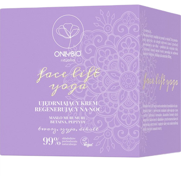 OnlyBio Ritualia Face Lift Yoga ujędrniający krem regenerujący na noc 50ml