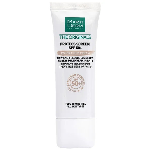 Martiderm Proteos Screen SPF50+ Color Fluid Cream koloryzujący fluid ochronny do twarzy 40ml