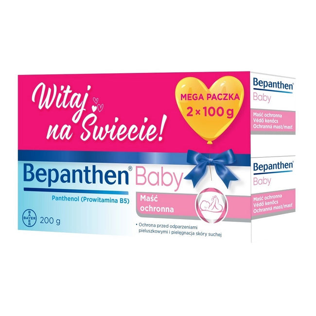 Bepanthen Baby maść ochronna 2x100g