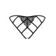 Obsessive Miamor Crotchless Panties figi otwarte Black L/XL