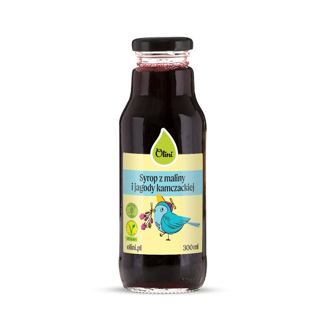 Olini Syrop z maliny i jagody kamczackiej 300ml