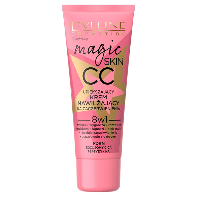 Eveline Cosmetics Magic Skin CC upiększający krem nawilżający na zaczerwienienia