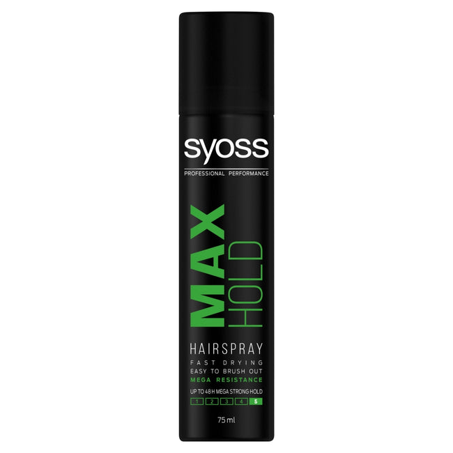 Syoss Max Hold lakier do włosów odporny na warunki zewnętrzne megamocny 75ml