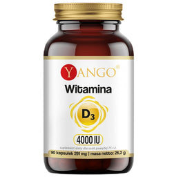 Yango Witamina D3 4000 IU suplement diety 90 kapsułek