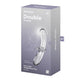 Satisfyer Double Crystal dildo szklane Transparent