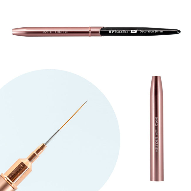 Excellent PRO Master Brush pędzelek do zdobień 20mm Pink & Black