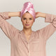 Glov Sport & Satin Hair Towel Wrap superchłonny dwustronny turban do włosów Pink