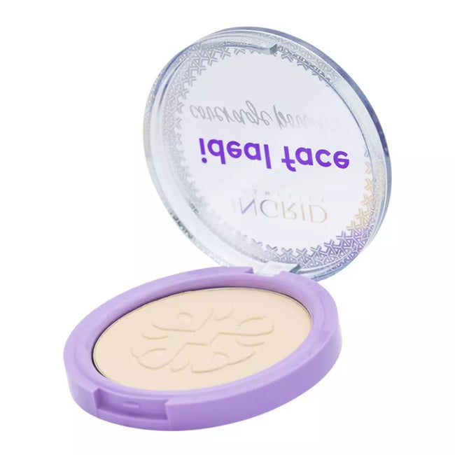 Ingrid Ideal Face puder prasowany z kwasem hialuronowym