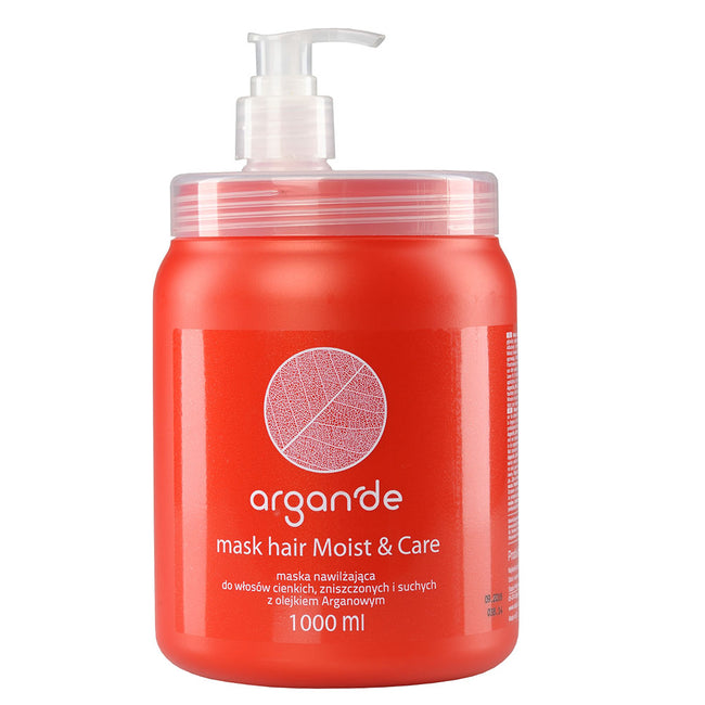 Stapiz Argan'de Moist & Care nawilżająca maska do włosów z olejkiem arganowym 1000ml