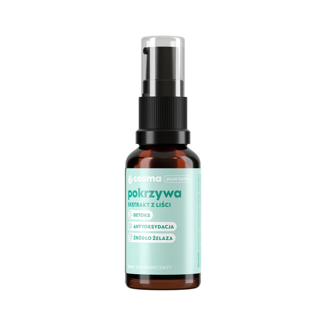 Cosma Cannabis Pure Herbs Pokrzywa ekstrakt z liści pokrzywy suplement diety 30ml