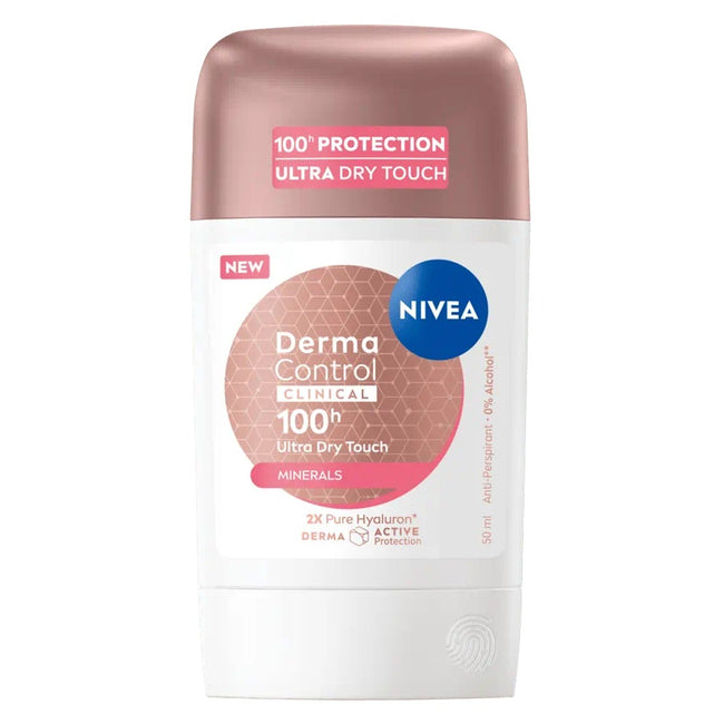 Nivea Derma Control Clinical Ultra Dry Touch antyperspirant w sztyfcie 50ml