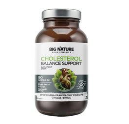 Big Nature Cholesterol Balance Support suplement diety 90 kapsułek