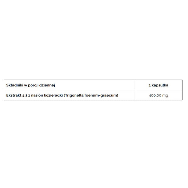 Pharmovit Kozieradka Fenugreek 400 mg suplement diety 90 kapsułek