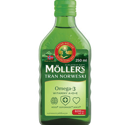 Möller's Tran Norweski suplement diety Jabłkowy 250ml