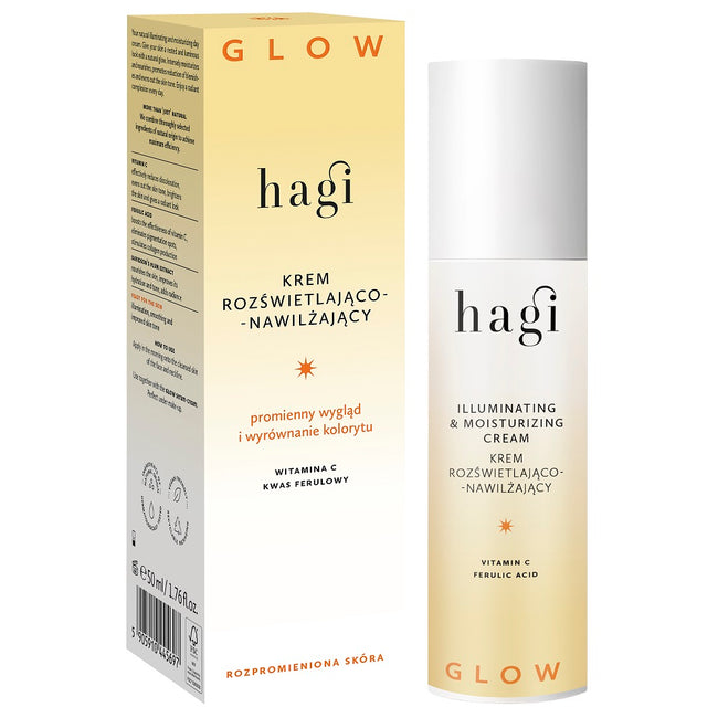 Hagi Glow krem rozświetlająco-nawilżający na dzień 50ml