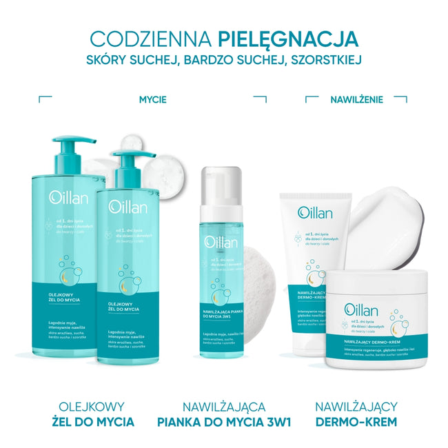 Oillan Nawilżający dermo-krem 200ml