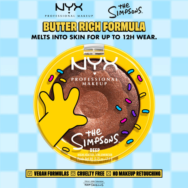 NYX Professional MakeUp Homer Simpson Donut rozświetlacz do twarzy