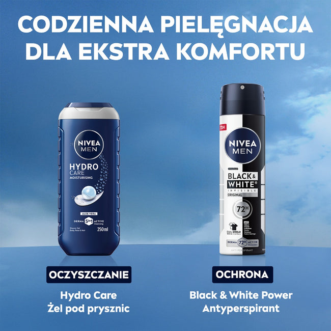 Nivea Men Black & White Invisible Original antyperspirant spray 150ml