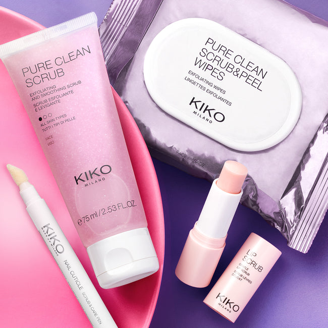 KIKO Milano Pure Clean Scrub & Peel chusteczki złuszczająco-odświeżające do twarzy 20szt