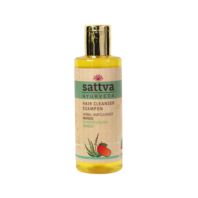 Sattva Hair Cleanser nawilżający szampon ziołowy Mango 210ml