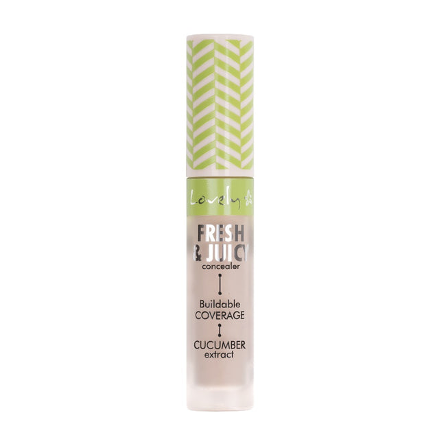 Lovely Fresh & Juicy Concealer rozświetlający korektor do twarzy z ekstraktem z ogórka 4.8g