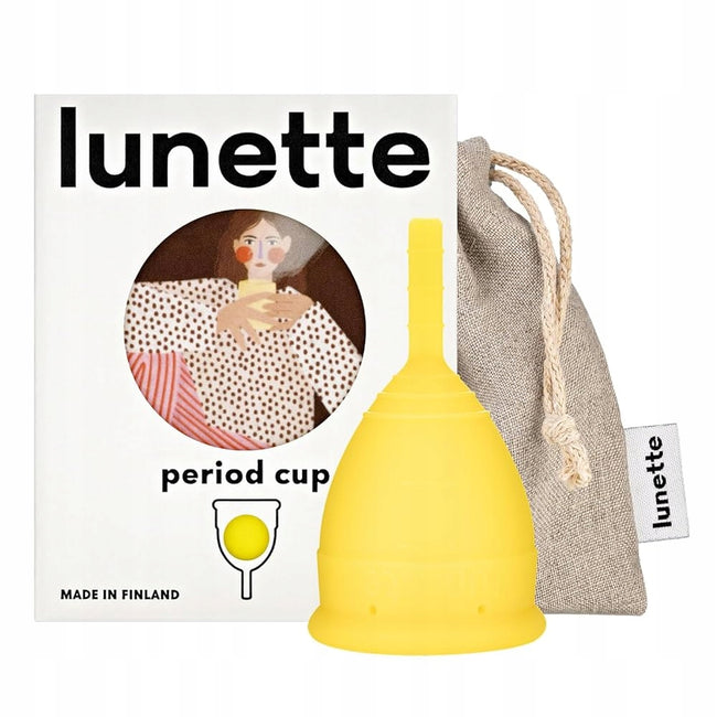 Lunette Period Cup kubeczek menstruacyjny Żółty rozmiar 1
