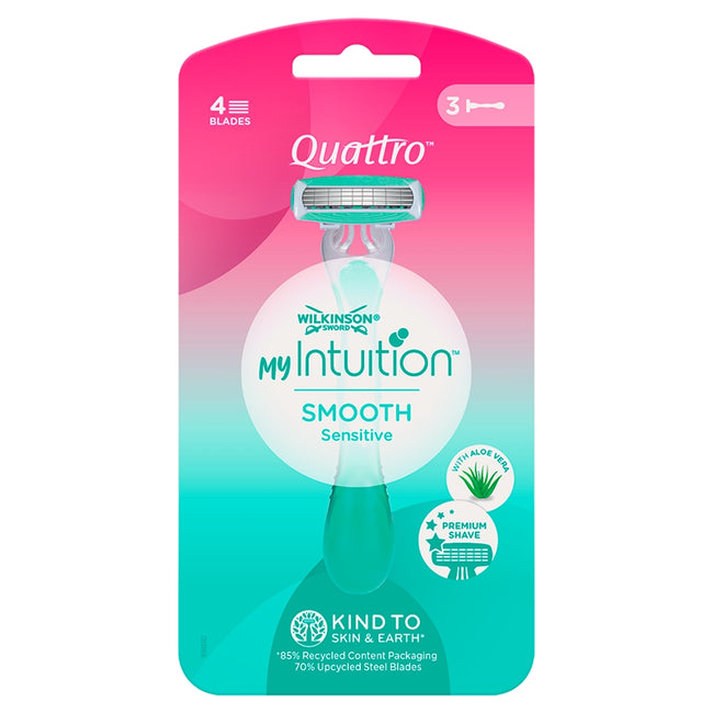 Wilkinson My Intuition Quattro Smooth Sensitive maszynka jednorazowa dla kobiet 3szt