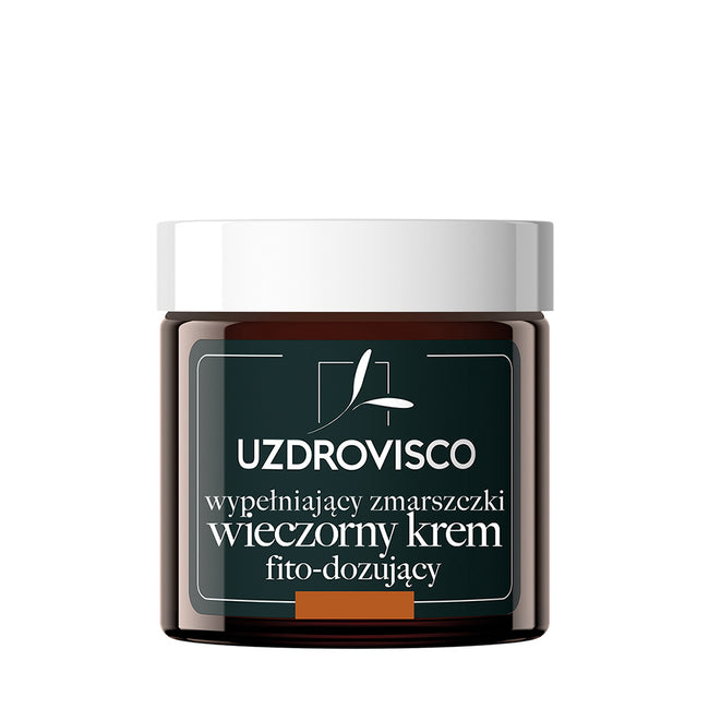UZDROVISCO Kurkuma wypełniający zmarszczki wieczorny krem fito-dozujący 50ml