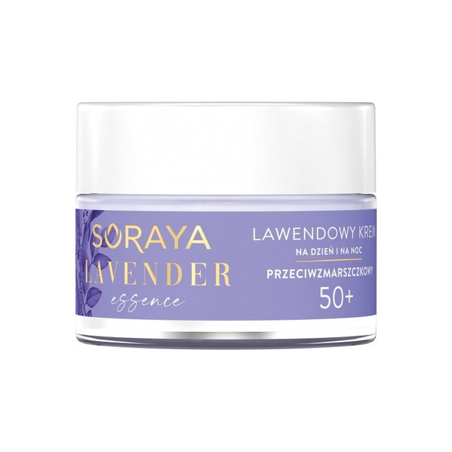 Soraya Lavender Essence 50+ lawendowy krem przeciwzmarszczkowy na dzień i na noc 50ml