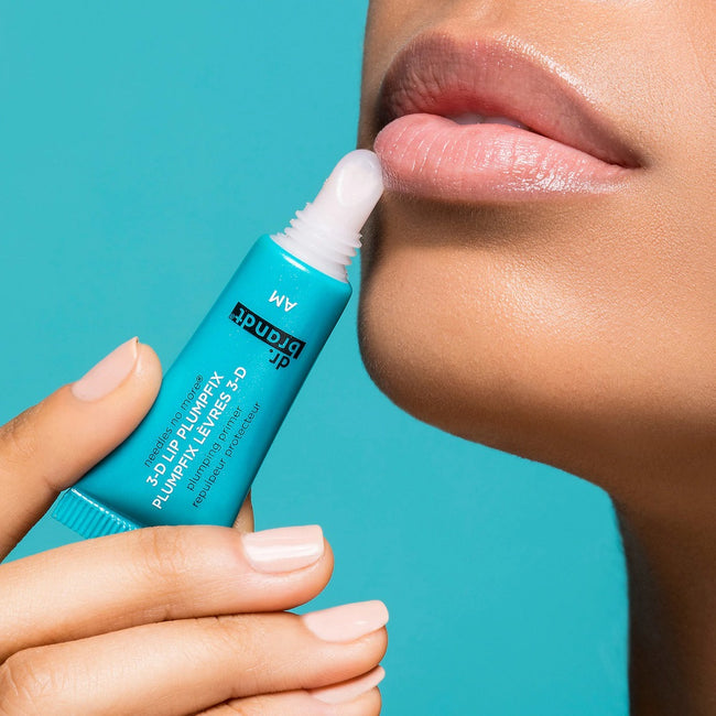 Dr. Brandt Needles No More 3-D Lip Plumpfix baza powiększająca usta + serum odżywcze do ust 2x5g