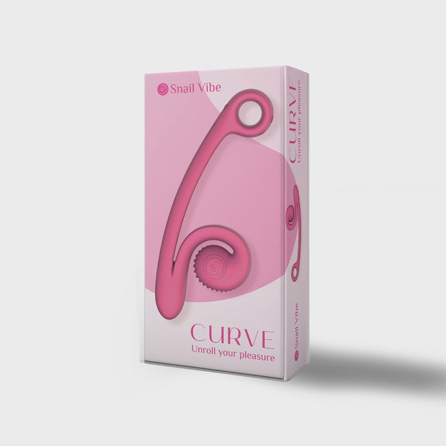 Snail Vibe Curve wibrator rozwijany Różowy