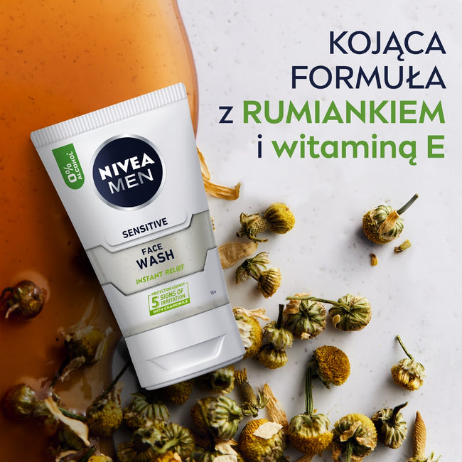 Nivea Men Sensitive żel do mycia twarzy 100ml