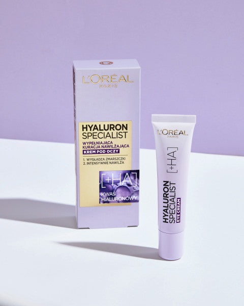 L'Oreal Paris Hyaluron Specialist krem pod oczy wypełniająca kuracja nawilżająca 15ml