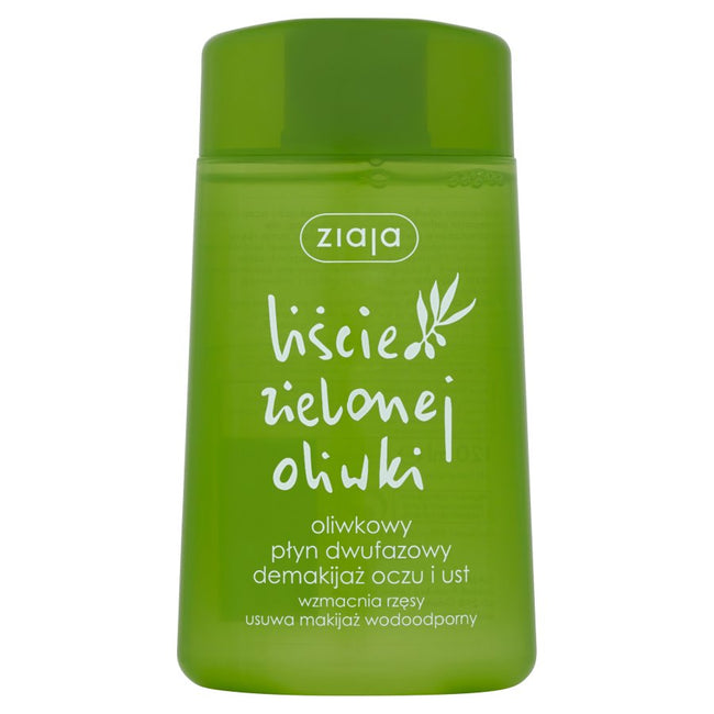 Ziaja Liście Zielonej Oliwki oliwkowy płyn dwufazowy demakijaż oczu i ust 120ml