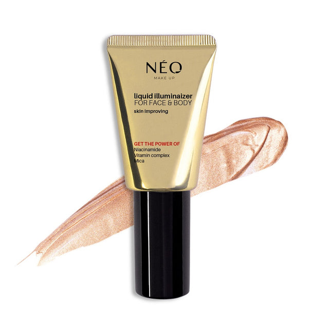NEO MAKE UP Liquid Illuminaizer for Face & Body rozświetlacz w płynie do twarzy i ciała 20ml
