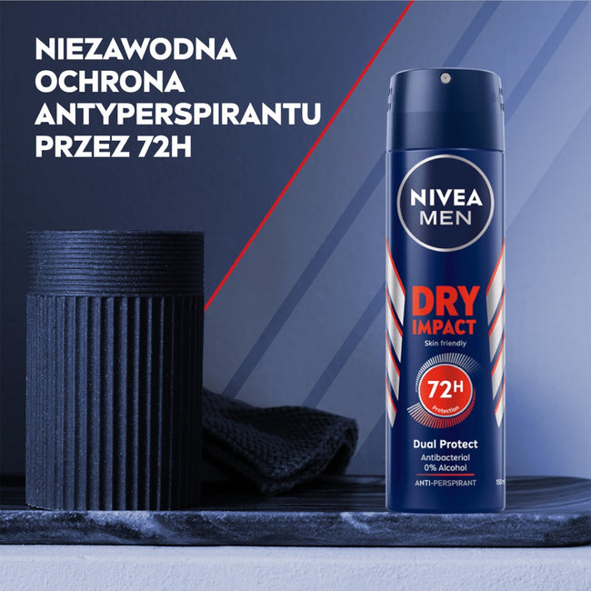Nivea Men Dry Impact antyperspirant spray 150ml