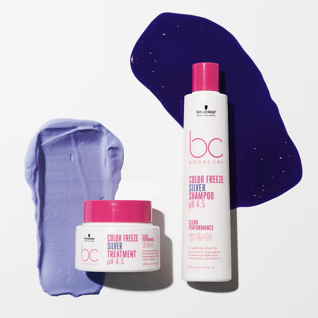 Schwarzkopf Professional BC Bonacure Color Freeze Silver Treatment intensywnie odbudowująca maska do włosów farbowanych 200ml