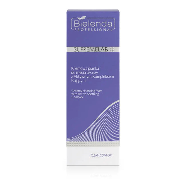 Bielenda Professional SupremeLab Clean Comfort kremowa pianka do mycia twarzy z aktywnym kompleksem kojącym 150ml