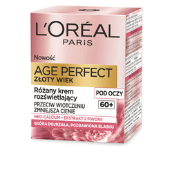 L'Oreal Paris Age Perfect Złoty Wiek 60+ różany krem rozświetlający pod oczy 15ml