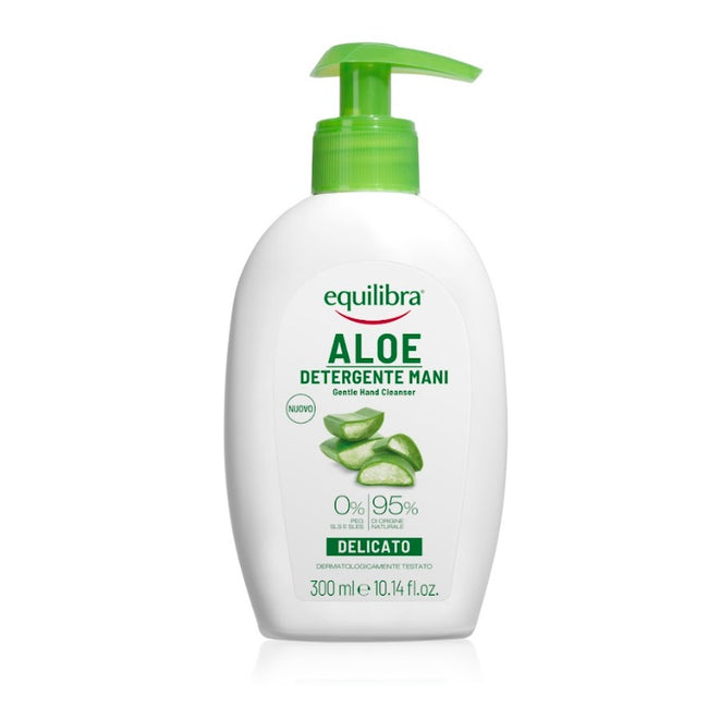 Equilibra Aloe Detergente Mani Viso aloesowy żel oczyszczający do twarzy i rąk 300ml