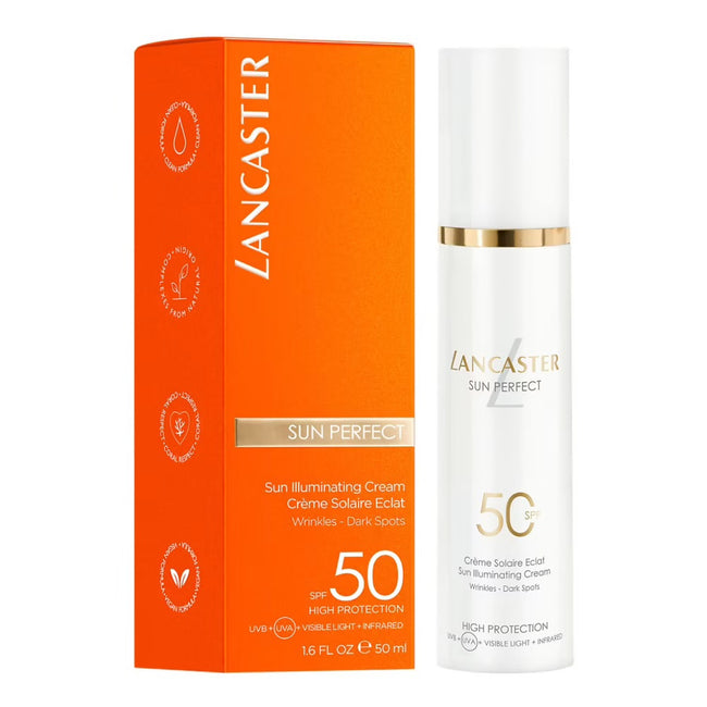 Lancaster Sun Perfect Illuminating Cream SPF50 rozświetlający krem do opalania twarzy 50ml