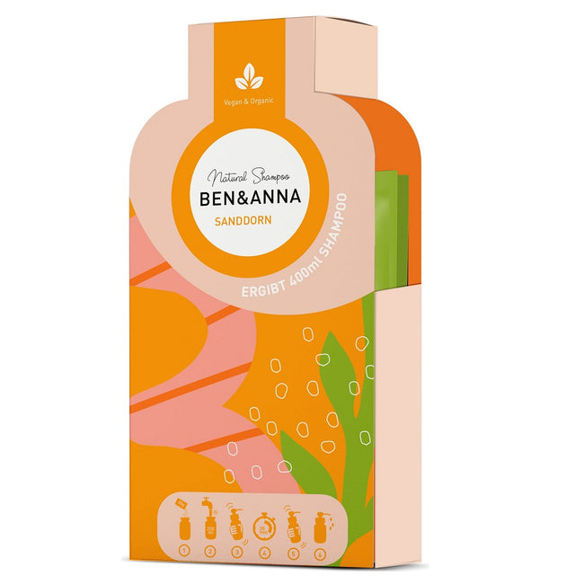 Ben&Anna Shampooflakes szampon w płatkach do włosów Sanddorn 2x20g