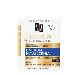 AA Technologia Wieku 5Repair 30+ Energia Nawilżenia krem na noc wygładzająco-antyoksydacyjny 50ml